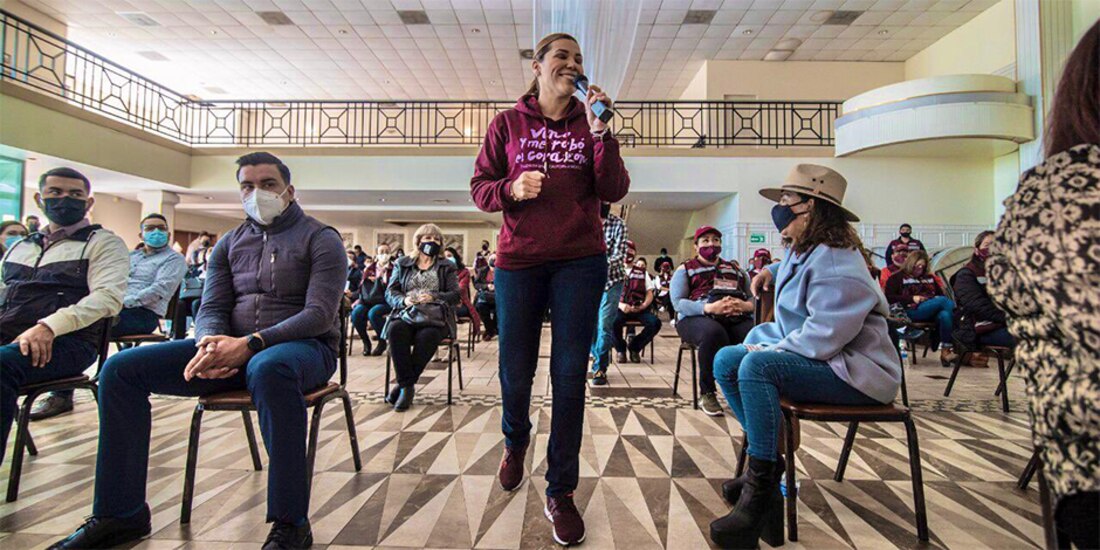 Marina del Pilar también visitó Ensenada y Mexicali, donde se reunió con integrantes de la sociedad para presentar sus propuestas.