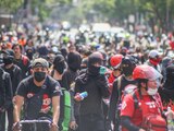 Manifestantes vandalizan locales en el Centro Histórico