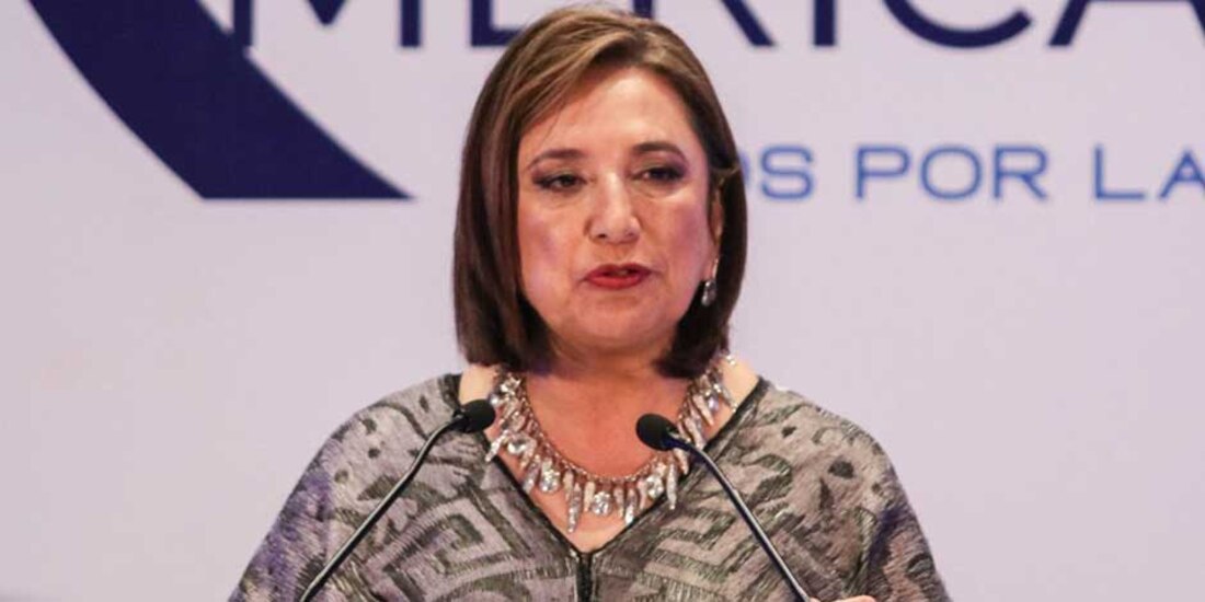 Xóchitl Gálvez, aspirante a la presidencia de la República en 2024.