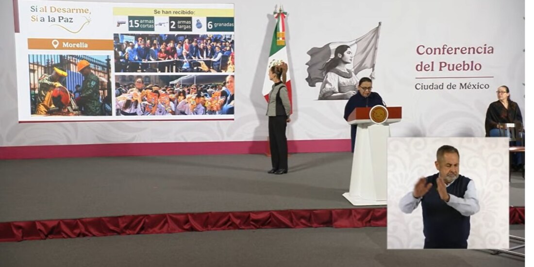 Rosa Icela Rodríguez estuvo este viernes en Palacio Nacional.