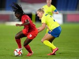 Canadá y Suecia midieron fuerzas en la final del futbol femenil en Tokio 2020 en Yokohama.
