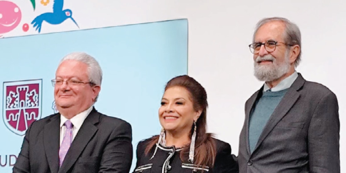 Pablo Yanes, Clara Brugada y Pedro Moctezuma, ayer.