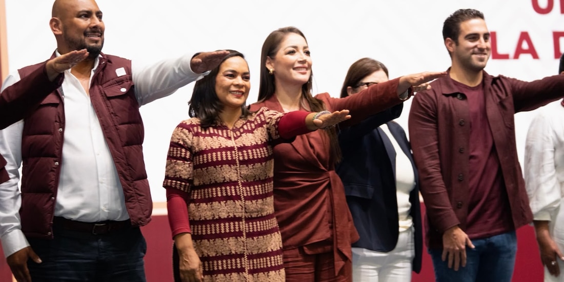 Beatriz Mojica Morga rindió protesta como coordinadora de Morena en Guerrero.