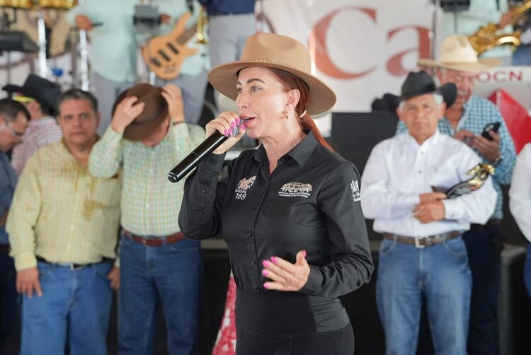 La alcaldesa de Villa de Álvarez, Colima, Tey Gutiérrez.