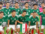 Jugadores de la Selección Mexicana antes del duelo ante Perú, partido amistoso de la Fecha FIFA