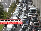 Te compartimos cómo aplica el Hoy No Circula este viernes 5 de junio de 2026 en la Zona Metropolitana del Valle de México.