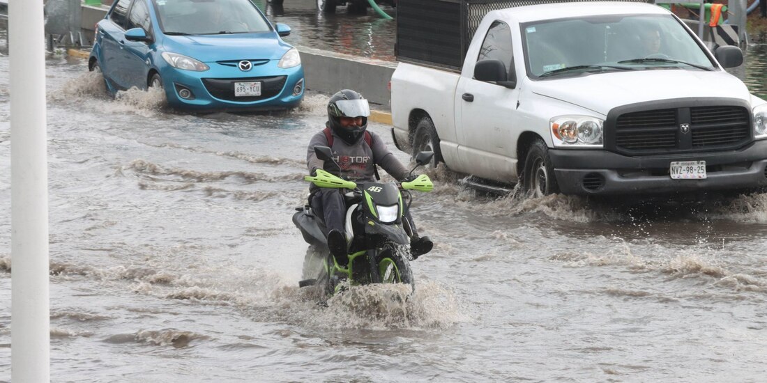 Lluvias podrían ocasionar encharcamientos en la Ciudad de México.