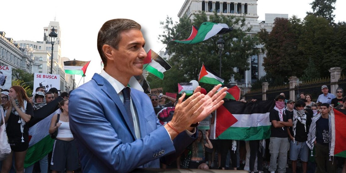 Pedro Sánchez, presidente de España, expresó su reconocimiento y admiración a manifestantes.