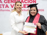 Marina del Pilar celebra la graduación de 928 jefas de familia en Mexicali.