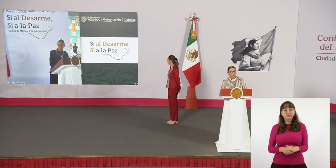 Rosa Icela Rodríguez acudió este martes a la Mañanera de CSP.
