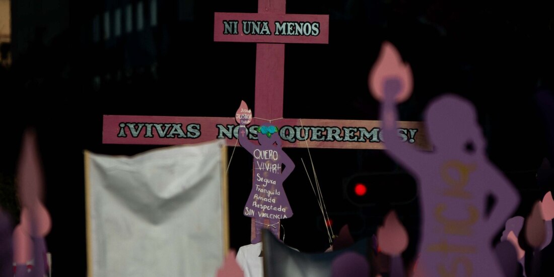 Protesta de mujeres, el pasado 8 de marzo, en la Ciudad de México.