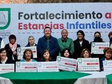 Entregan apoyos económicos a estancias infantiles de Magdalena Contreras.