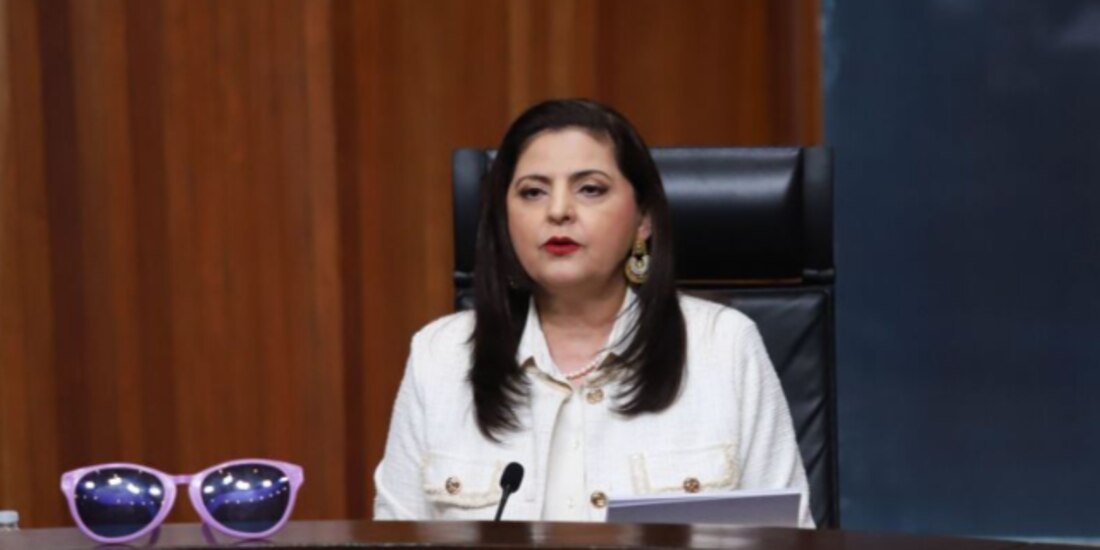 La magistrada presidenta del TEPJF, Mónica Soto, el 29 de enero.