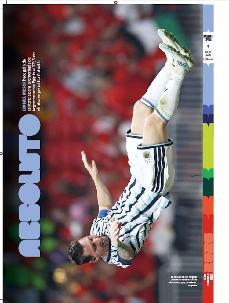 LIONEL MESSI hace gol y da asistencia para la remontada de Argentina sobre Egipto al 92’; Suiza elimina en penaltis a Colombia