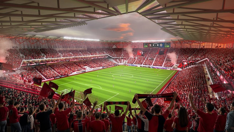 Imágenes del nuevo estadio Atlas