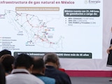 La Presidenta de México este jueves en Palacio Nacional.
