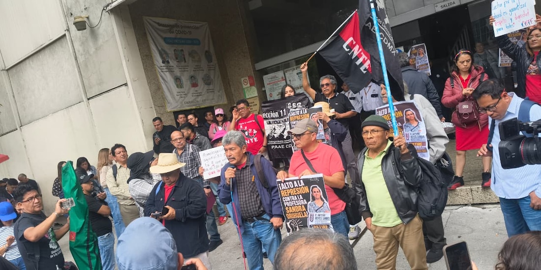 La Coordinadora protesta este jueves en CDMX.