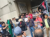 La Coordinadora protesta este jueves en CDMX.