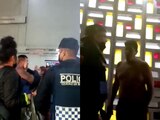 Reportan riña entre supuestos "vagoneros" y policías