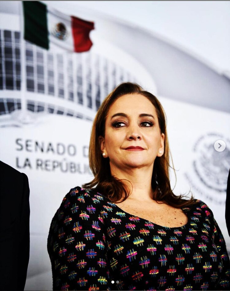 La senadora Claudia Ruiz Massieu, en imagen de archivo.