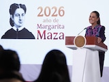 Claudia Sheinbaum este jueves en Palacio Nacional.