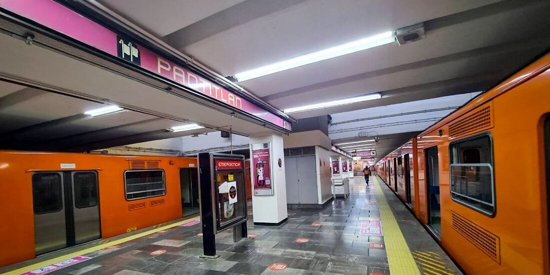 Estación Pantitlán de la Línea 1 del Metro.