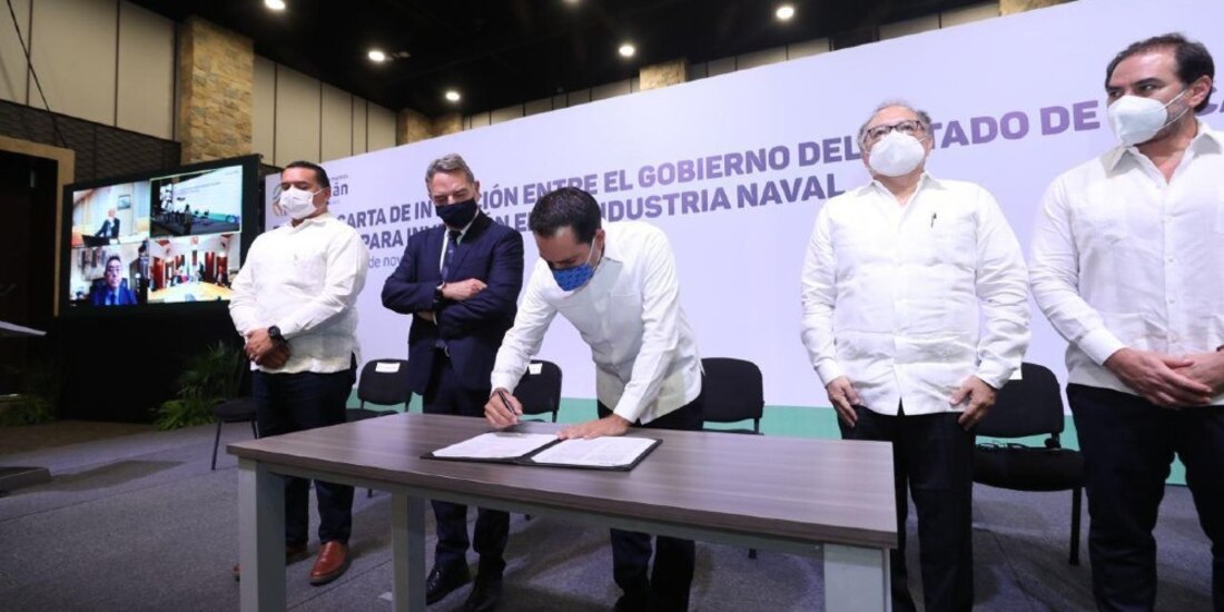 En una primera etapa se propiciará la construcción de un astillero para otorgar mantenimiento de cruceros y navíos de gran calado.