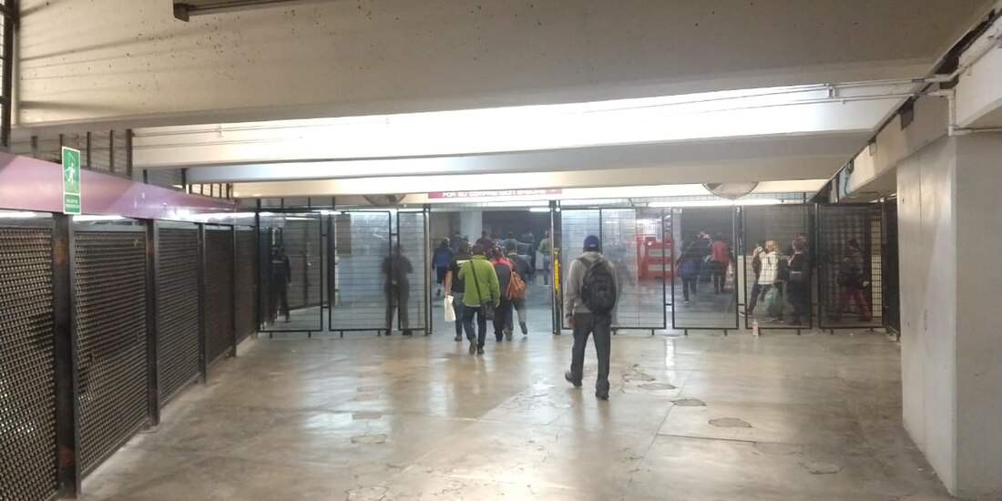 Transborde en Pantitlán Línea A