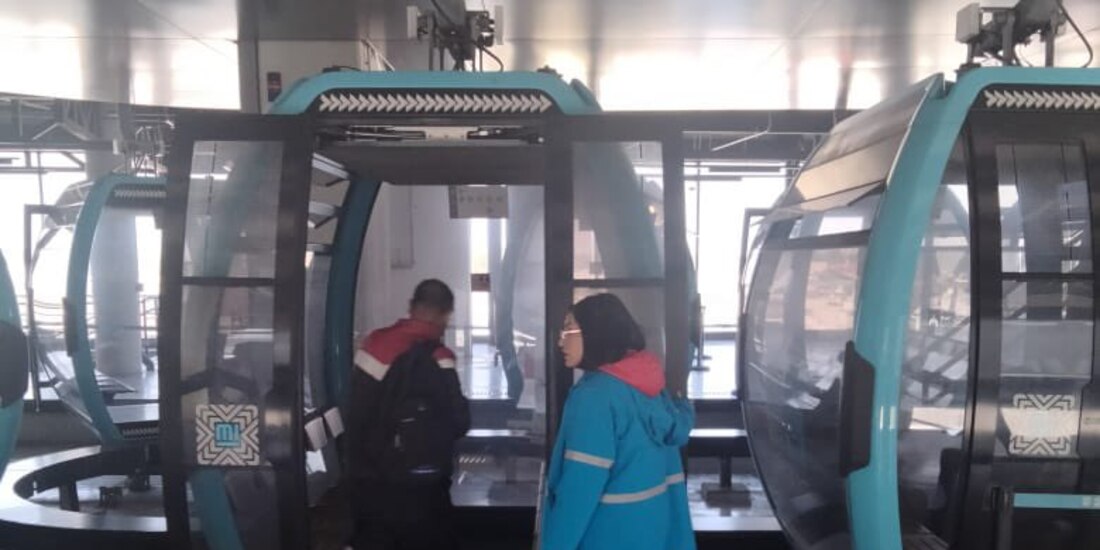 Cablebús de la Ciudad de México suspendió servicio temporalmente.