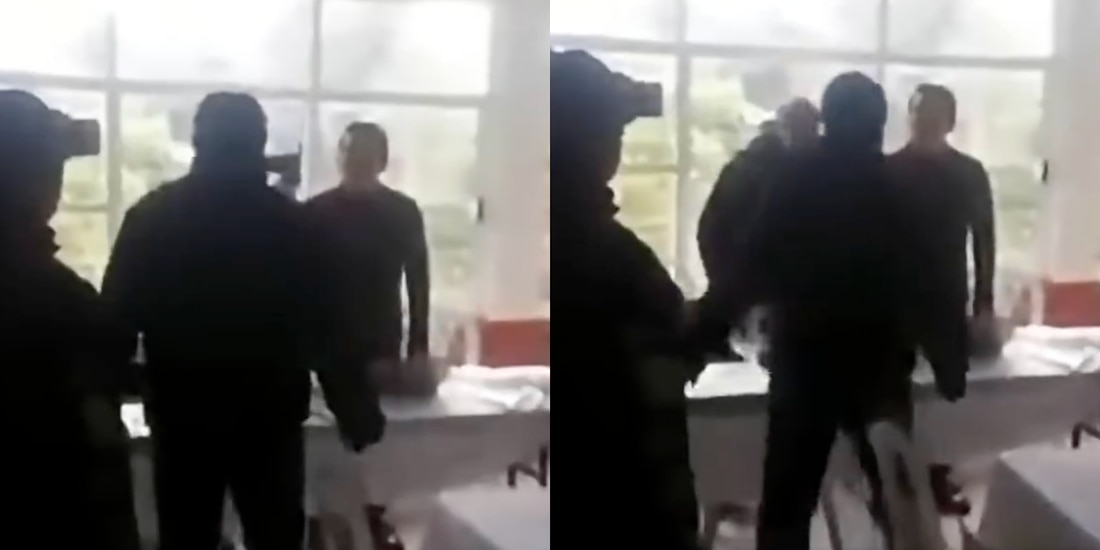 Miguel Márquez Ríos, diputado del PVEM da cachetada a militante en Huauchinango