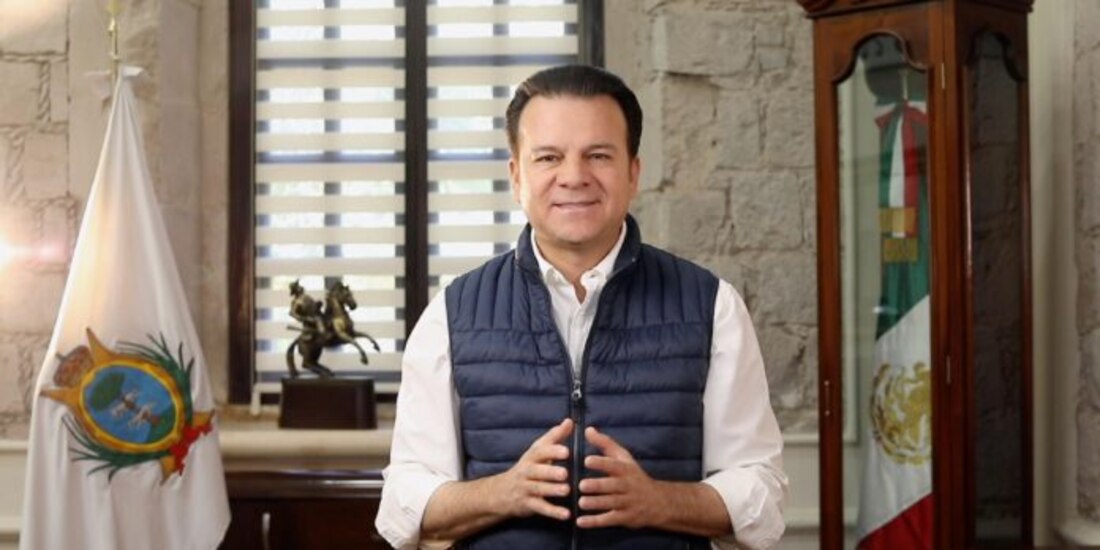 El gobernador de Durango Esteban Villegas.