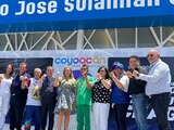 Reinauguran gimnasio con homenaje a José Sulaimán en el Deportivo 'Mujica', en Coyoacán