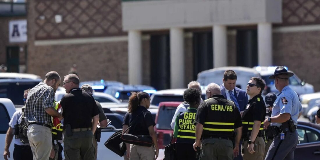 El tiroteo ocurrió en la escuela secundaria Apalachee de Georgia, Estados Unidos.