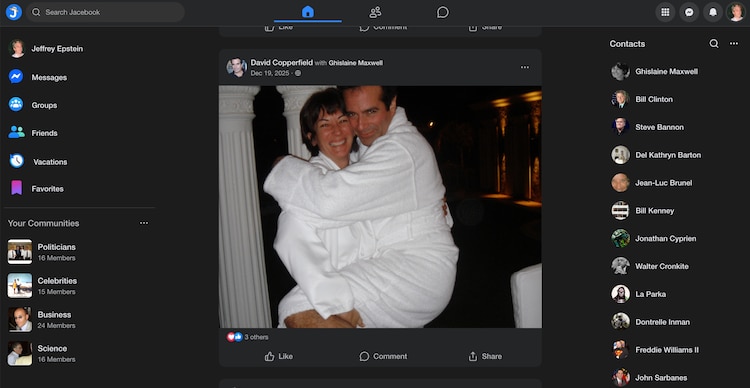 Contenido de Jmail de Jeffrey Epstein