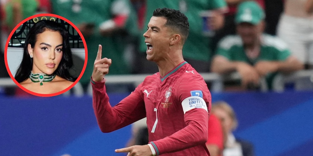 Georgina Rodríguez festejó el doblete de Cristiano Ronaldo contra Uzbekistán en el Mundial 2026.