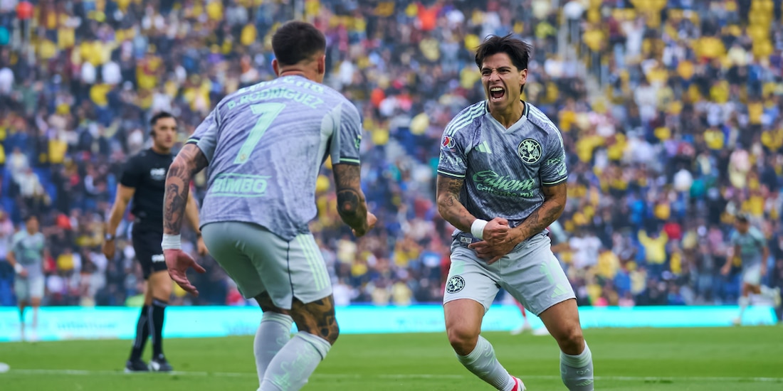 Brian Rodríguez y Víctor Dávila hicieron los goles en el triunfo del América sobre el Necaxa en la Jornada 4 del Clausura 2026.