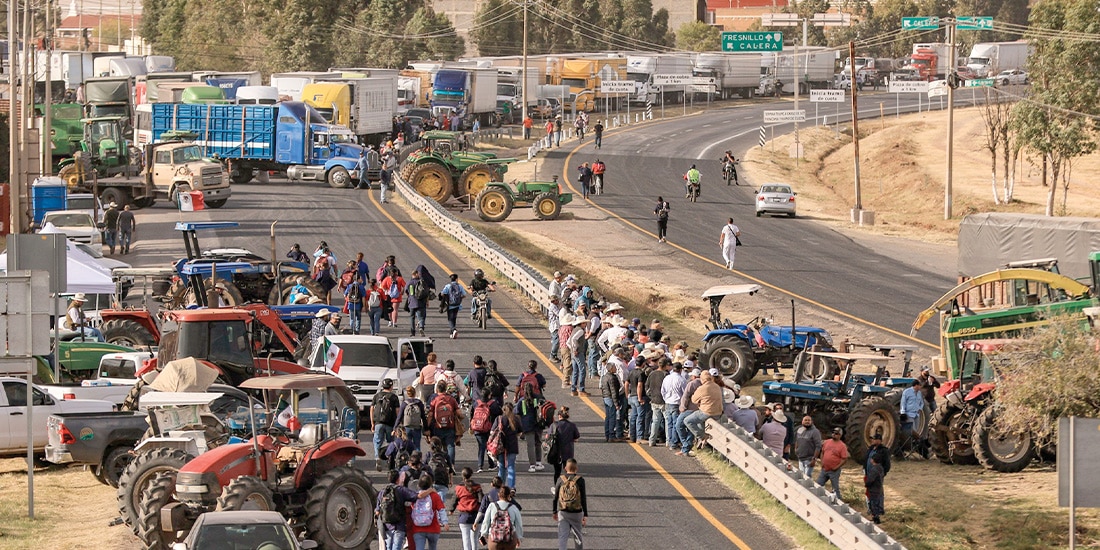 Estos son los bloqueos y afectaciones en carreteras HOY 18 de febrero