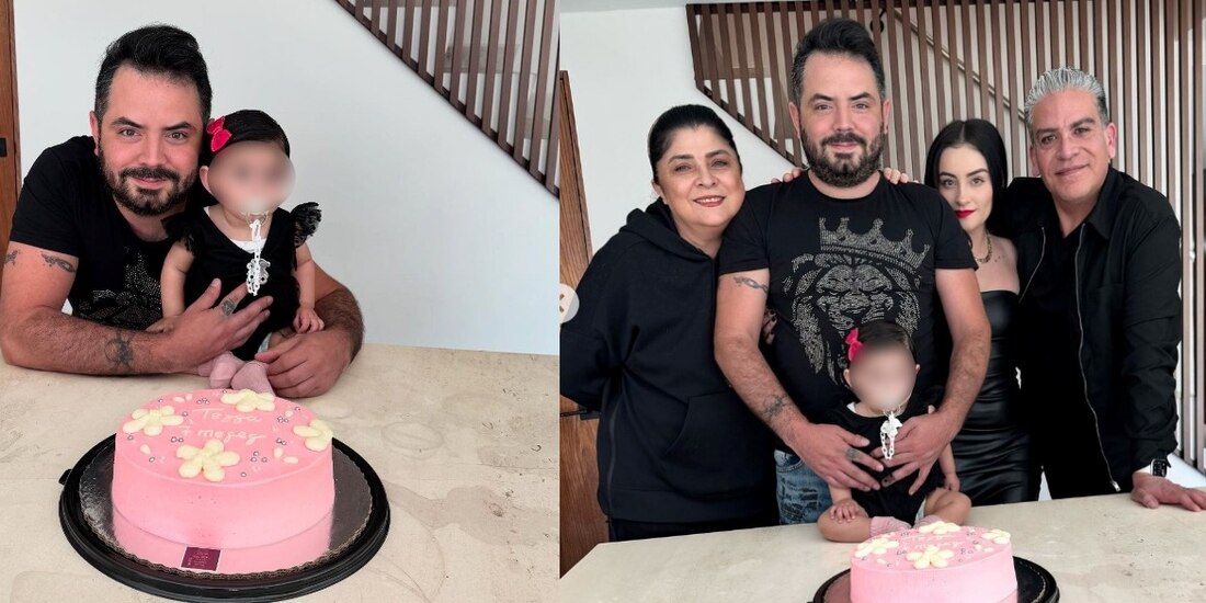 José Eduardo Derbez bautiza a su hija Tessa.