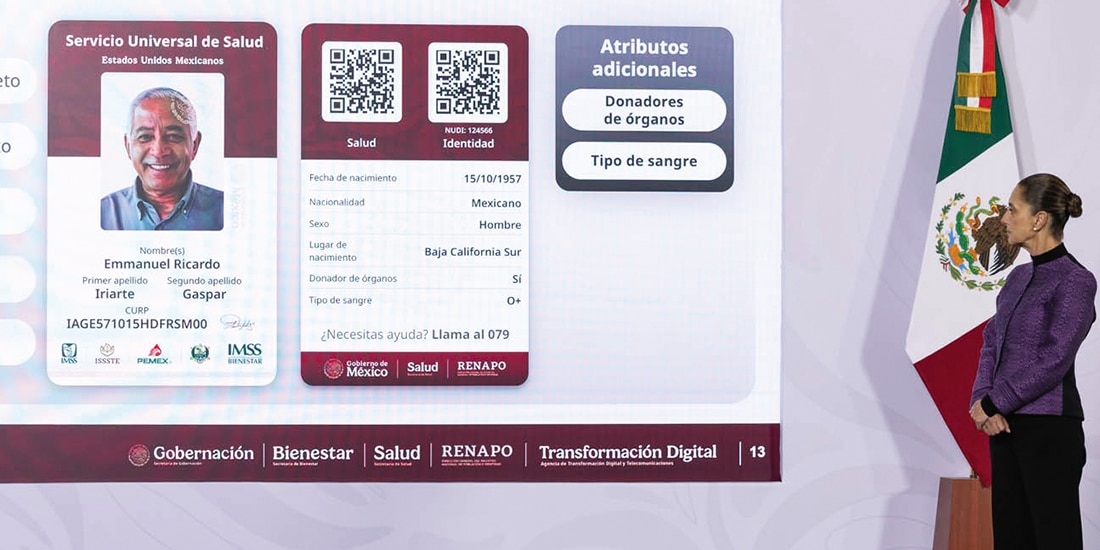 La mandataria federal, ayer, en conferencia de prensa en Palacio Nacional.