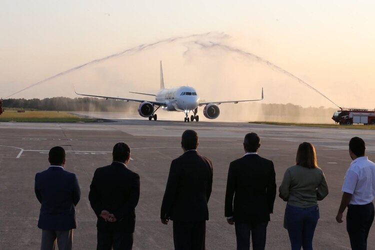 En los vuelos utilizarán un moderno Airbus 320.