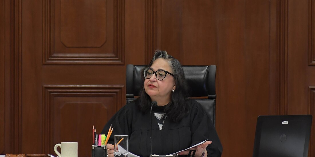 La presidenta de la SCJN, en sesión del pleno el pasado 9 de octubre.