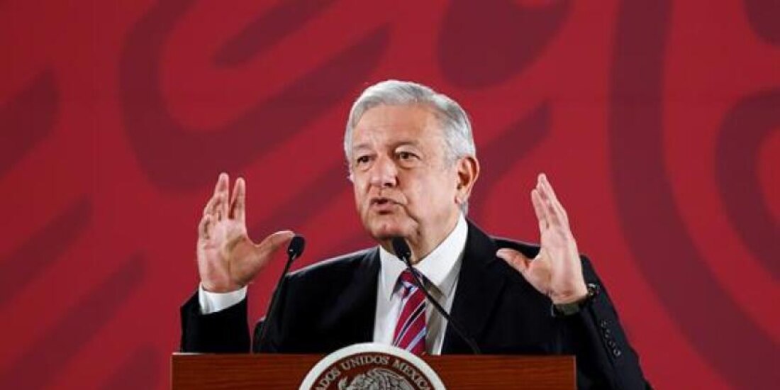 AMLO en conferencia de prensa.