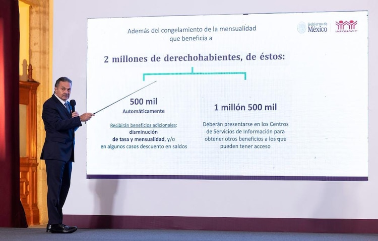 Octavio Romero compartió en la conferencia matutina quiénes serán los beneficiados de la congelación de su deuda.