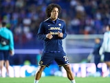 Adalberto Carrasquilla antes de un partido con Pumas