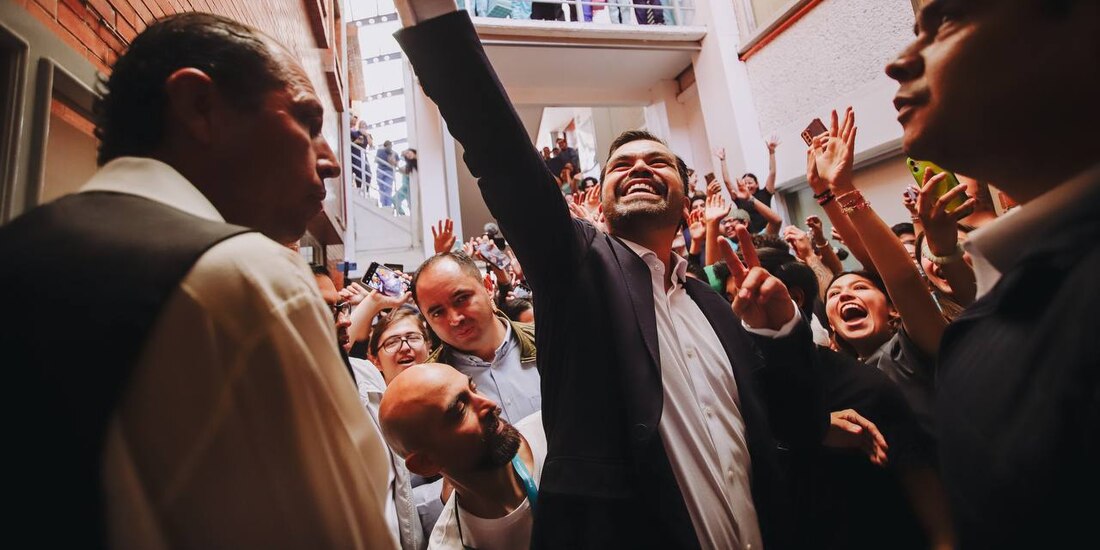 Jorge Álvarez Máynez, abaderado a la Presidencia de la República por Movimiento Ciudadano.