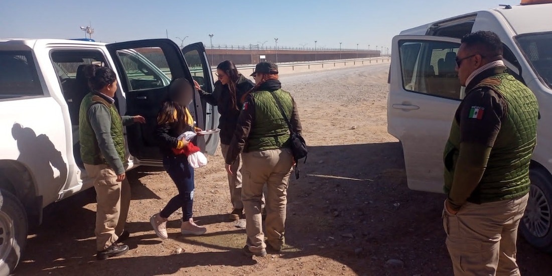 Los menores fueron canalizados a la Subprocuraduría de Protección de Derechos de Niñas, Niños y Adolescentes de Chihuahua, para su protección y resguardo.