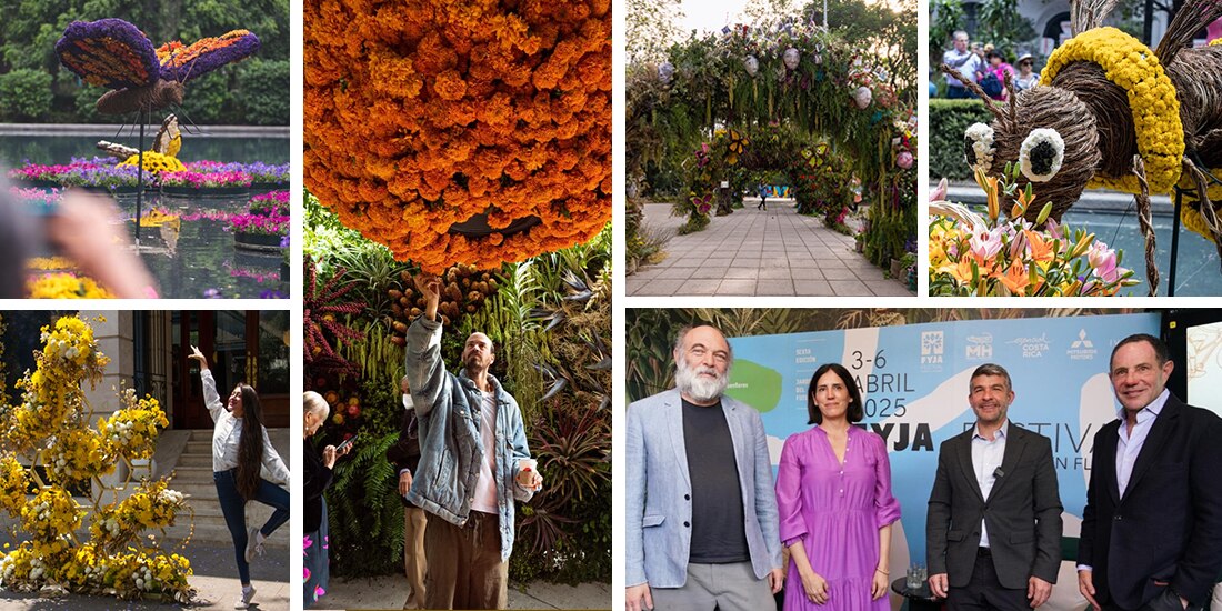 Aspectos del Festival de Flores y Jardines trae paisajes de ensueño