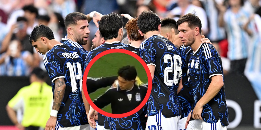 El "Bombón Asesinó" sonó en lugar del Himno de Argentina previo al amistoso contra Honduras.