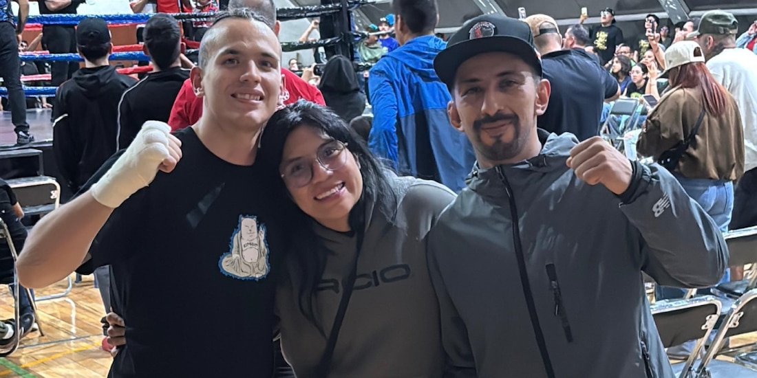 Cynthia Flores en la primera función de Deadly Fight League