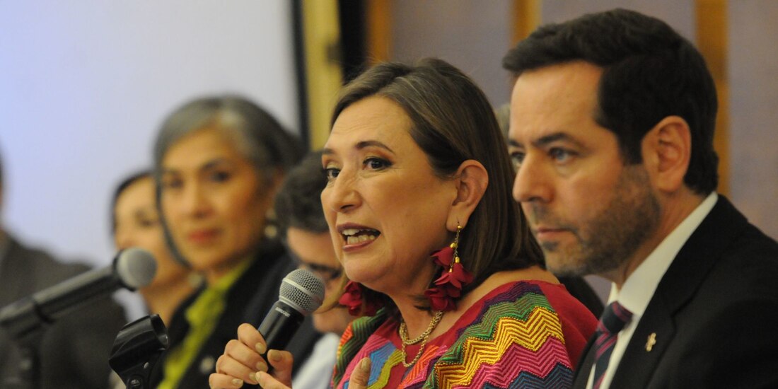 Xóchitl Gálvez, en reunión con empresarios de Concamin.